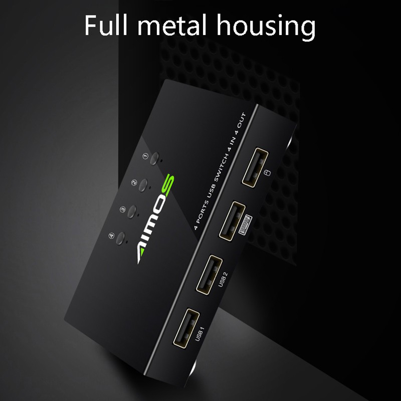 Bộ Chuyển Đổi Usb 4 Trong 4 Ra Kvm Công Tắc 2.0 # X0Vn Cho Máy In | BigBuy360 - bigbuy360.vn