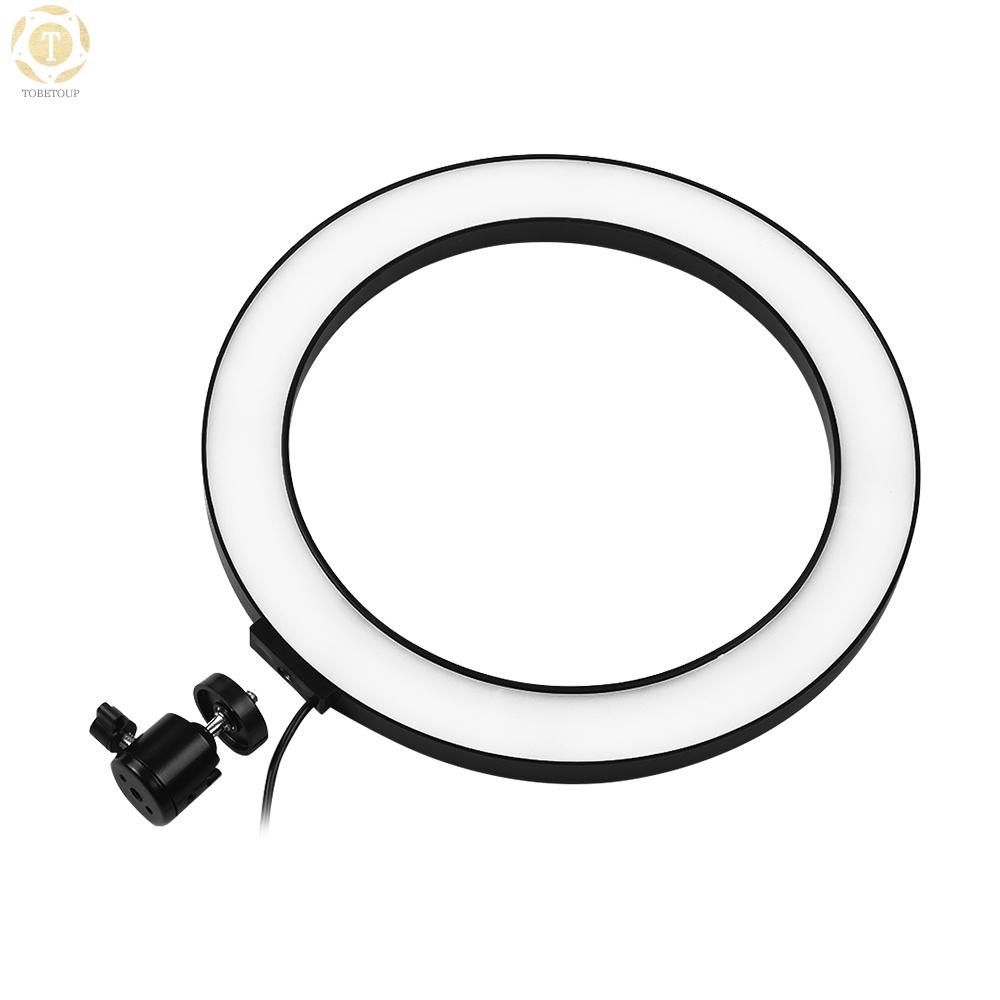 Vòng Đèn Led 12 Giờ 10 Inch 3200k-5500k 3 Chế Độ Sáng 10 Cấp Độ Sáng Kèm Giá Đỡ Điện Thoại Và Chân Đế Tripod Tiện Dụng