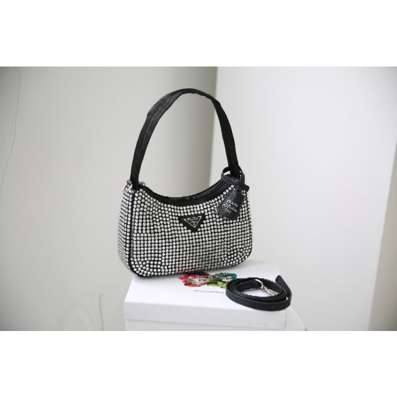 TÚI PRADA BLING BILING KẸP NÁCH FULL BOX SEAL