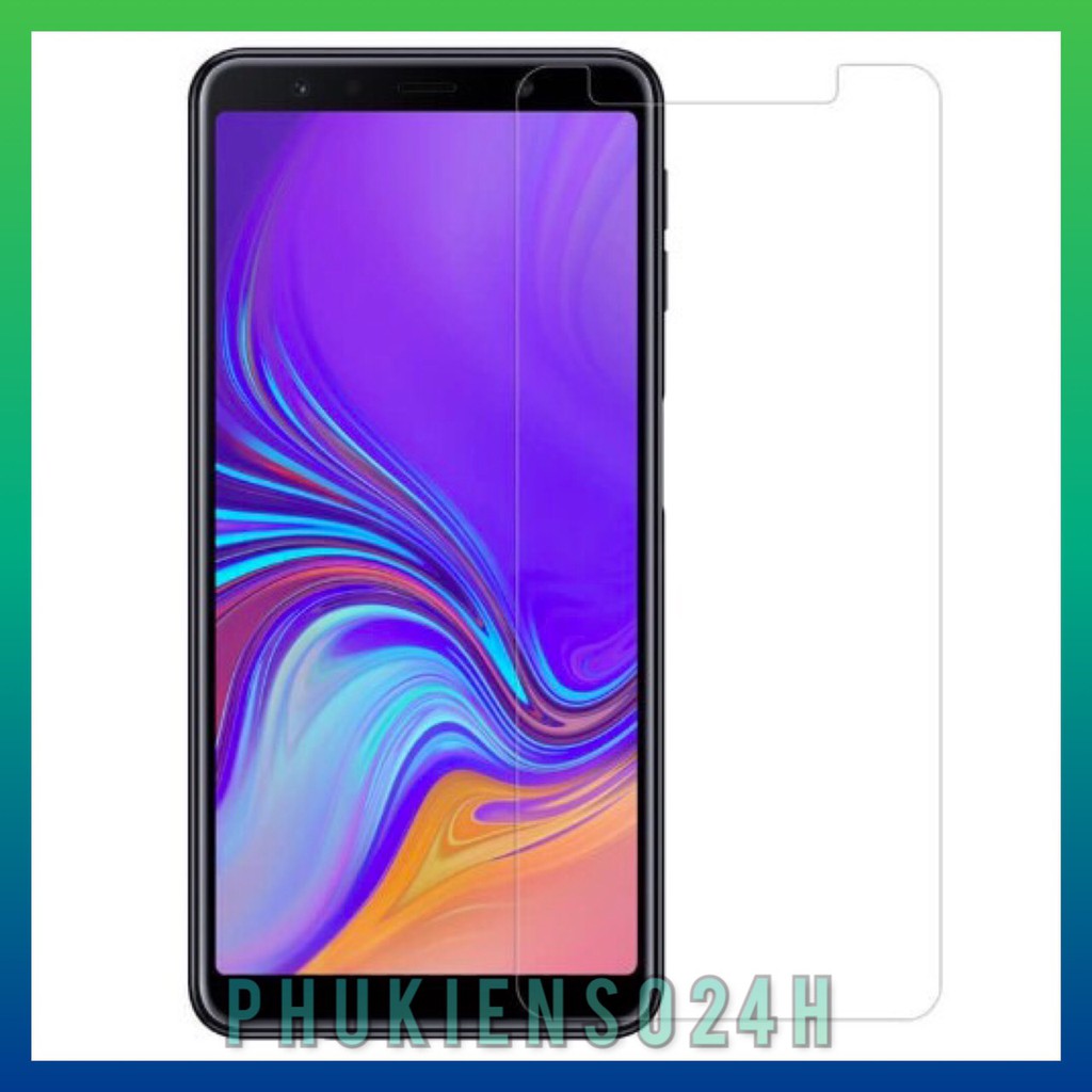 Kính cường lực samsung Galaxy A7 2018 / A750 (Trong suốt k full)