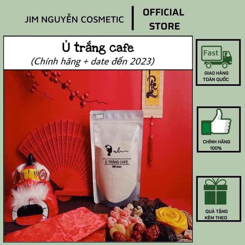 [chính hãng] Ủ trắng cafe 100% thiên nhiên 300g