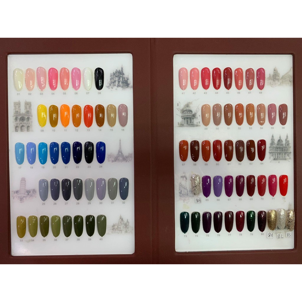 Sơn Gel HG(Mã màu 68-84) Với nhiều Màu Đẹp Sang Chảnh, Chất Sơn Tốt. Mã màu 68-84 - Lẻ 1 Chai