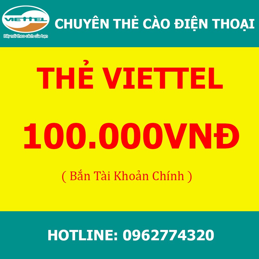 Thẻ Viettel 100k