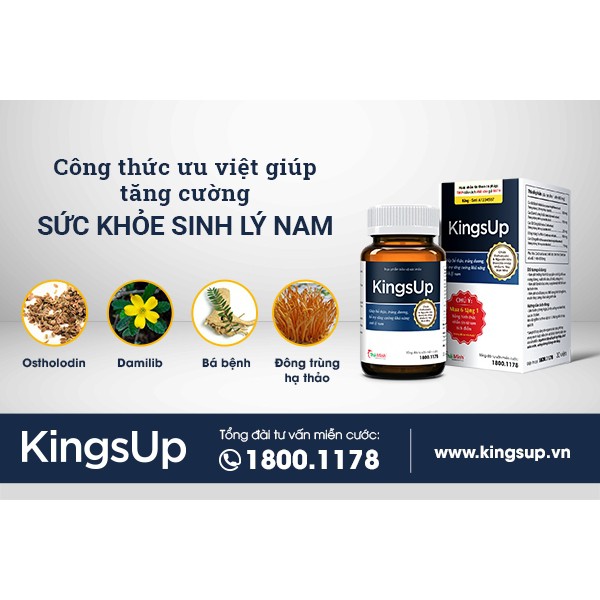 KINGSUP 30 VIÊN - TĂNG CƯỜNG SINH LÝ NAM