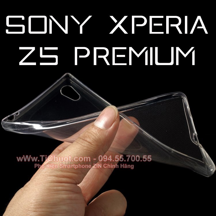 Ốp lưng SONY Z5 Premium/ Z5 Plus Silicon Dẻo Trong Suốt