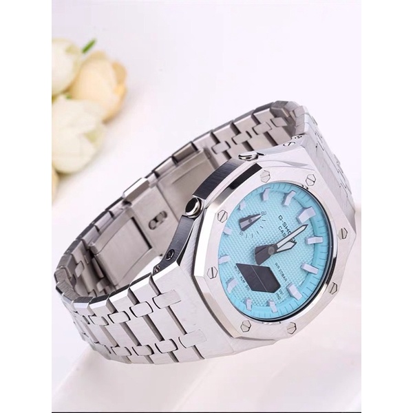 ĐỒNG HỒ NAM CASIO GSHOCK GA-2100 FULL THÉP