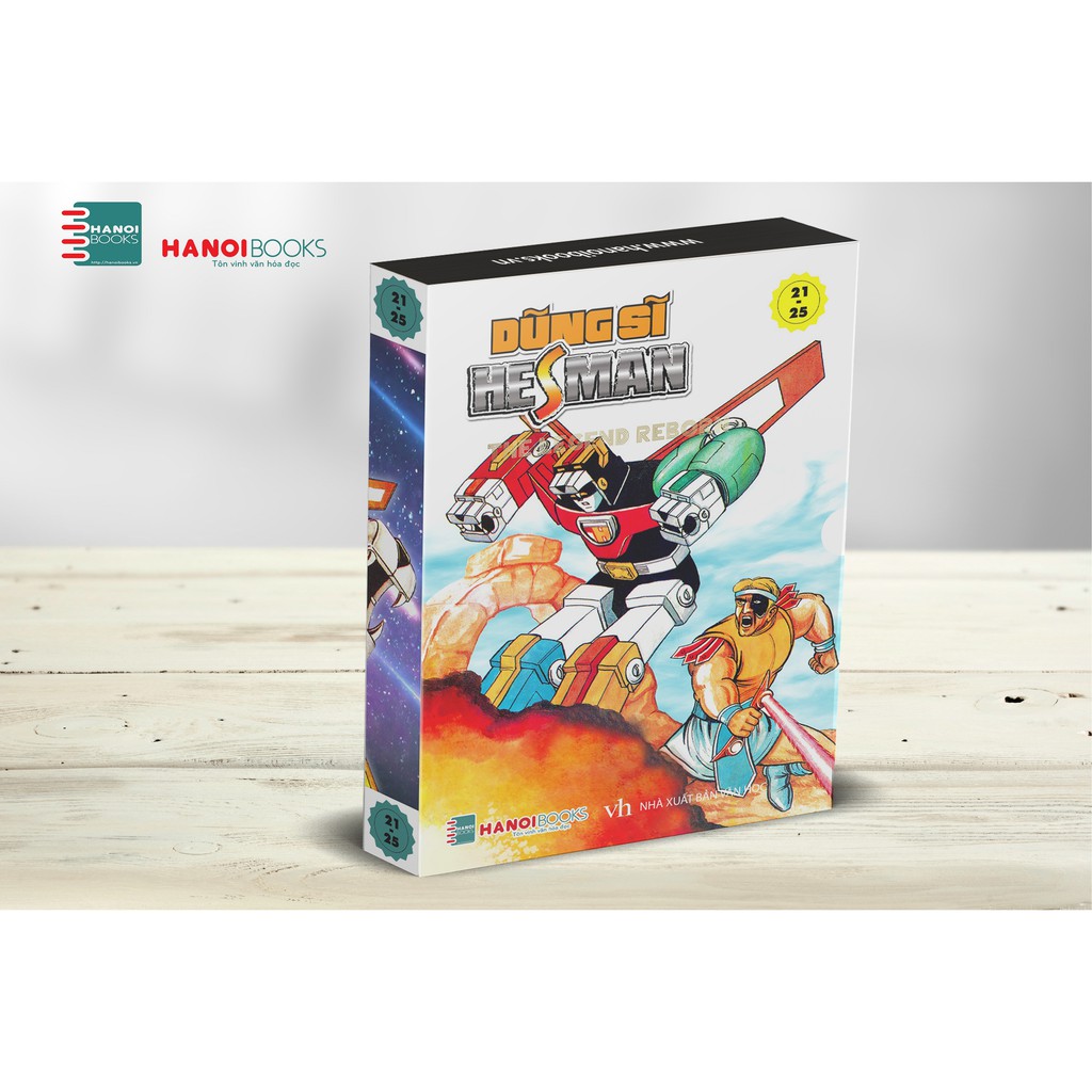Sách - Boxset 5 : 5 Tập Dũng Sĩ HesMan