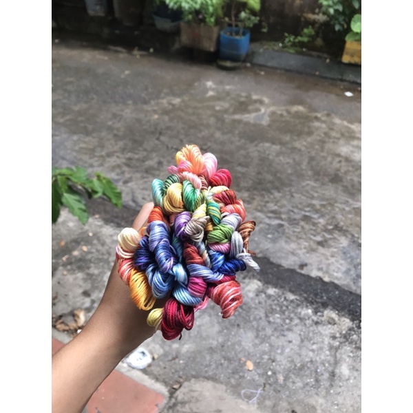 Set 54 màu chỉ thêu loang airo