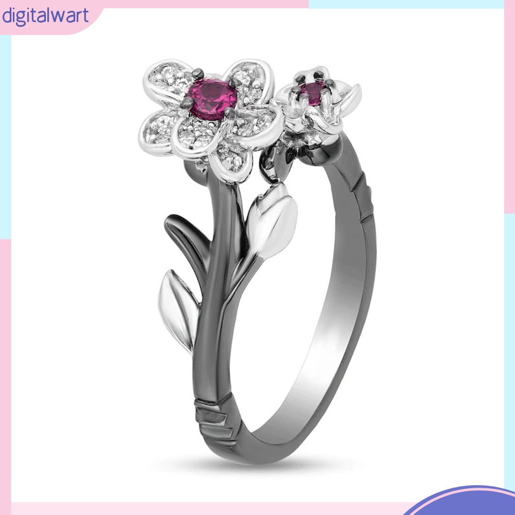 Bộ Trang Sức Họa Tiết Hoa Mận Đính Đá Thời Trang Cho Nữ