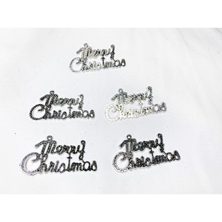 Chữ Merry Christmas trang trí Giangs sinh, trang trí cây thông noel