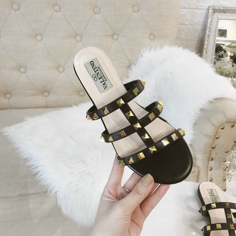 dép nữ lê VLTN quai Đinh đế bệt thời trang