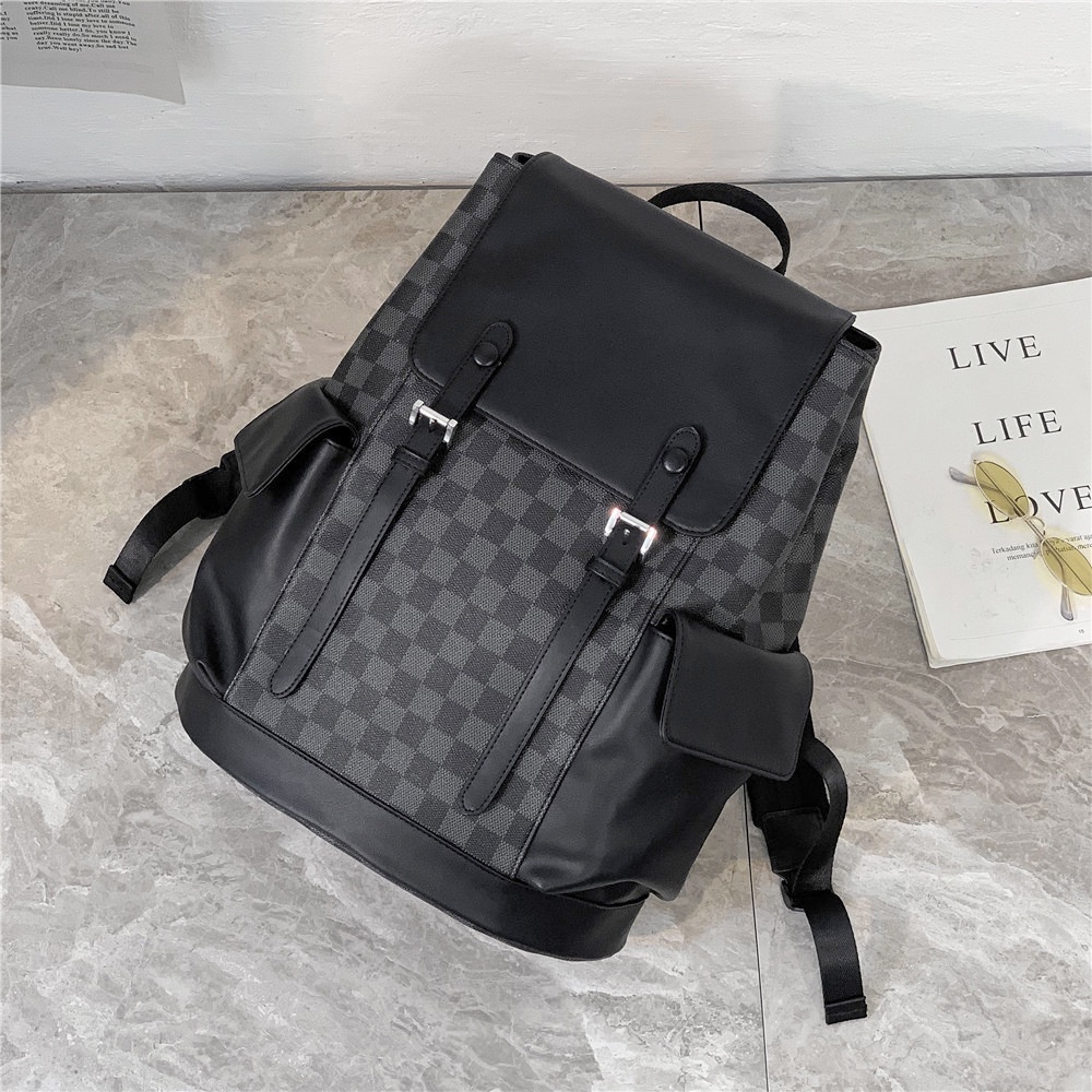 Balo nam nữ thời trang da cao cấp ulzzang phong cách unisex hàn quốc đựng laptop | BigBuy360 - bigbuy360.vn