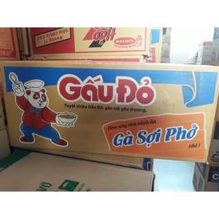 THÙNG MỲ GẤU ĐỎ SỢI PHỞ 30 GÓI/THÙNG