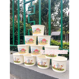 50 Cốc giấy dùng 1 lần 500ml
