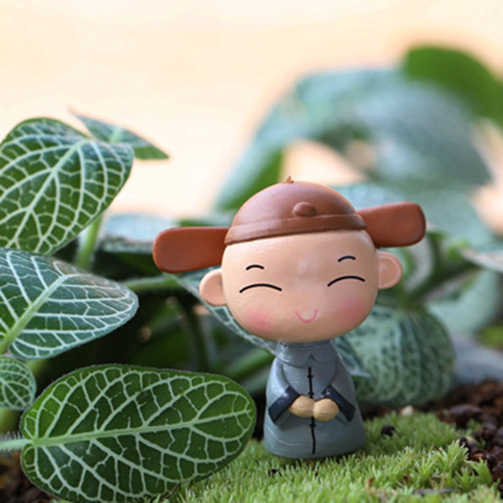 Cặp Tượng Cô Dâu Chú Rể Trung Hoa Mini Trang Trí Vườn