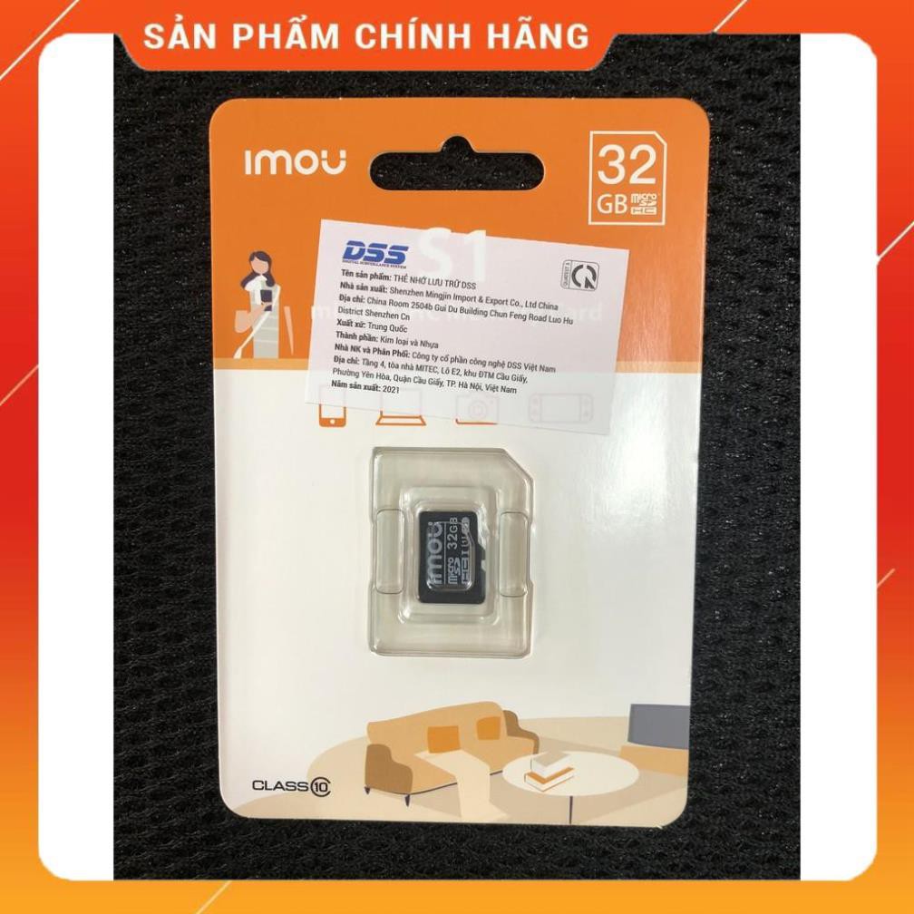 Thẻ Nhớ 32Gb 64Gb 128Gb DAHUA DSS IMOU Micro SD Chính Hãng - BH 24T Chuyên cho camera EZVIZ IMOU HIKVISION DAHUA