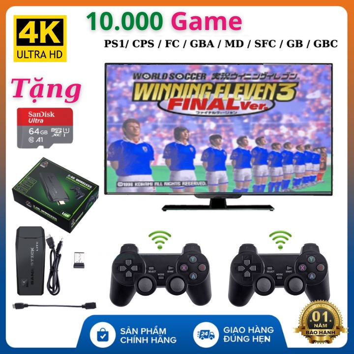 Máy chơi game cầm tay  FREESHIP  PS 10000 Game Ps1/ Ps2 /Nitendo switch/FC Compact/FC , kết nối HDMI