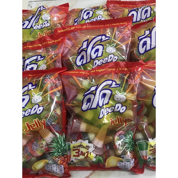 Thạch trái cây Deedo 3 lớp 720gr Thái Lan siêu ngon