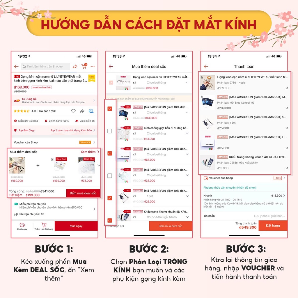 Gọng kính cận nam nữ LILYEYEWEAR mắt tròn dày dặn TITANIUM kiểu dáng thời trang 22613