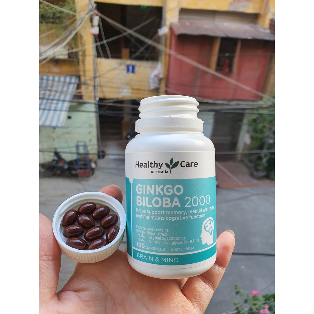 [CÓ BILL]Bổ não gingko Healthy care 100v - xuất xứ Úc