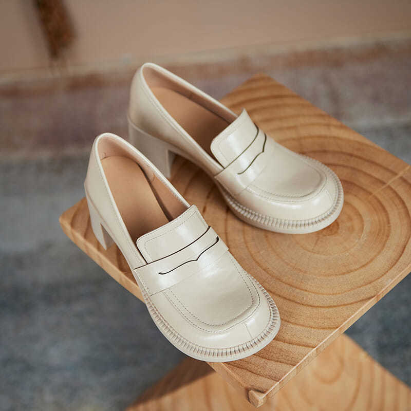 Giày Búp Bê Nữ Gót Vuông Thiết Kế Xinh Xắn | BigBuy360 - bigbuy360.vn