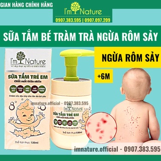 Sữa tắm ngừa rôm sảy cho bé i m nature 120ml - ảnh sản phẩm 1