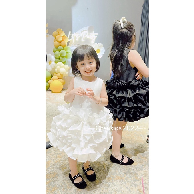 SALE VÁY THIẾT KẾ CÔNG CHÚA BỒNG BỀNH XINH  ĐI DỰ TIỆC ĐI CHƠI XẮN SIZE 10-18KG(VTK)