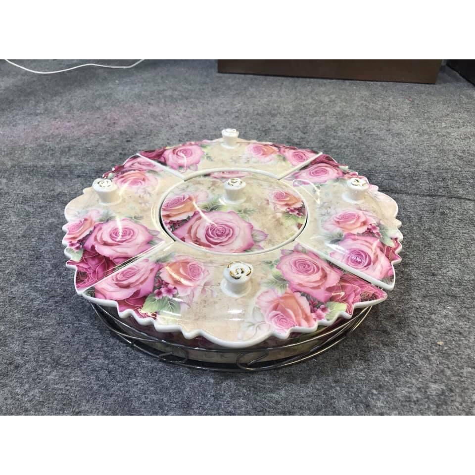 - KHAY ĐỰNG BÁNH KẸO - MỨT BẰNG GỐM SỨ -KHAY ĐỰNG BÁNH KẸO TẾT.