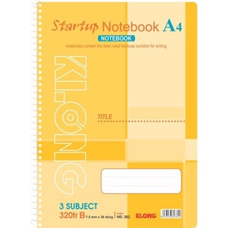 Sổ lò xo đơn A4 Klong 320 trang Ms382