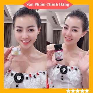 Combo 1 Hộp Uống + 1 Kem Bôi Đào Thi❤️Tặng Mặt Nạ Tế Bào Gốc+ Thước Đo