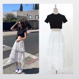 🖤 CẢ SET JENNIE GỒM ÁO CROPTOP VÀ CHÂN VÁY ✨☁️ CÓ SẴN