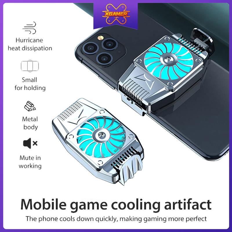 XGamer Phone Gaming Cooler H15 Portable Radiator Cooling Fan for 4inches to 6.7inches Phones