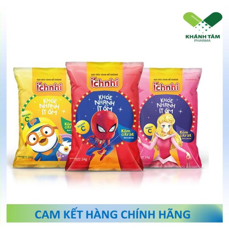 ! Kẹo dẻo Ích Nhi (Canxi - D/ Calci, Canci, tăng sức đề kháng)