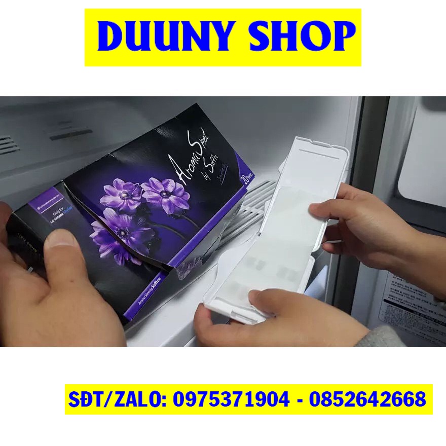 SỈ/ LẺ CHÍNH HÃNG Giấy thơm Aroma sheet, LG STYLER, Giấy thơm quần áo Hương nhài dùng tủ giặt khô LG STYLER