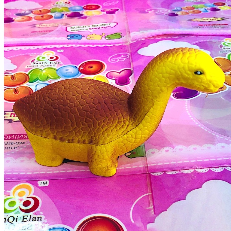 Squishy Lớn JUMBO Hình khủng long cao cổ tiền sử Đồ Chơi Xốp Giảm Stress Hình mềm mịn dễ Thương đàn hồi Cho Bé
