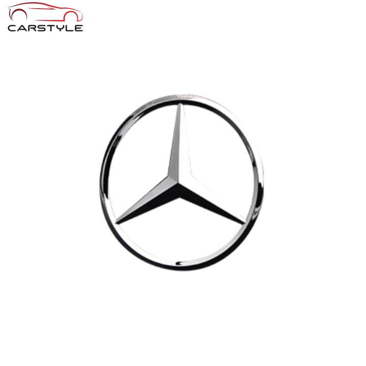 Logo biểu tượng sau xe ô tô Mercedes cao cấp M9 Chân cài 3 chấu