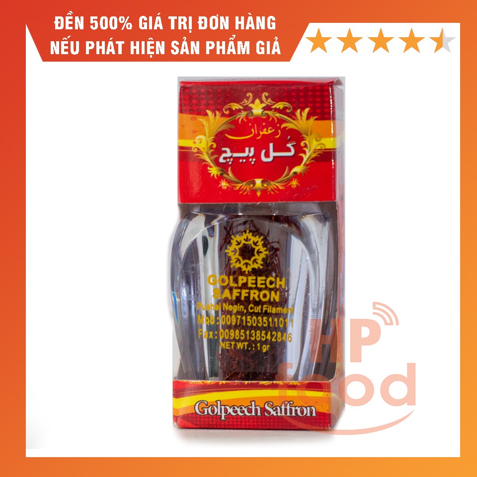[NHẬP KHẨU CHÍNH HÃNG] Nhụy Hoa Nghệ Tây Saffron Super Negin nhập khẩu trực tiếp từ Dubai 1g