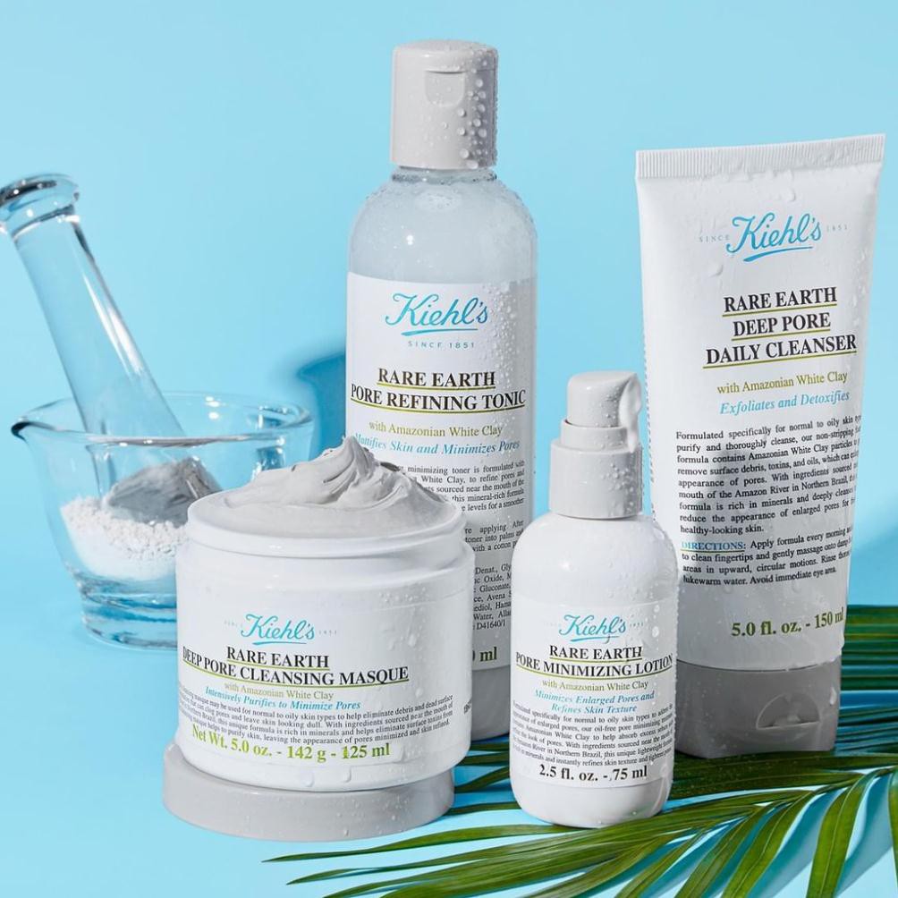 Kiehl's Rare Earth Deep Pore Cleansing Masque - Mặt Nạ Đất Sét Thần Thánh 125ml