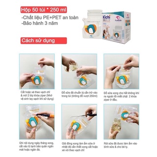 TÚI TRỮ SỮA KICHI 200ml/250ml