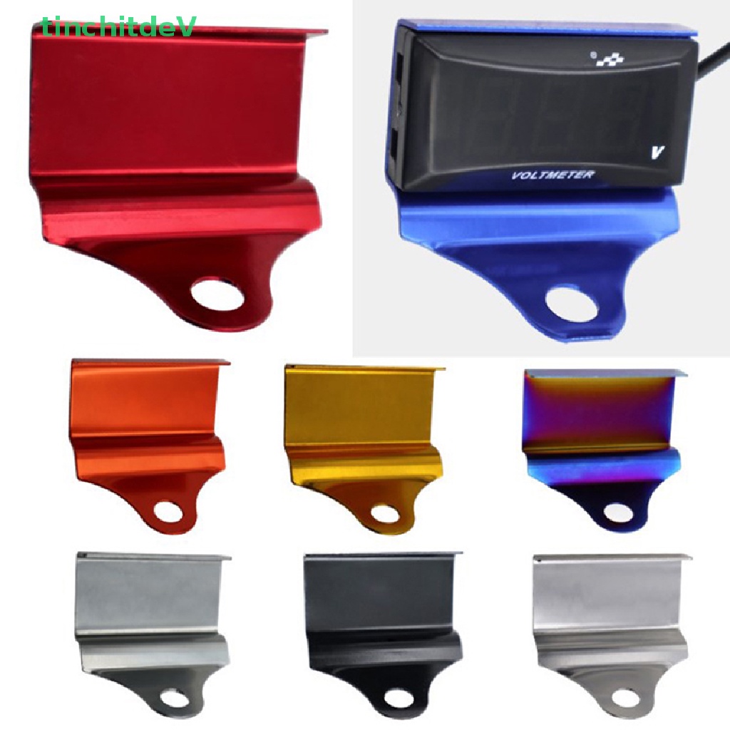 Đồng Hồ Đo Tốc Độ Bằng Nhôm CNC Kèm Giá Đỡ Hình Vuông Chuyên Dụng Cho Xe Mô Tô