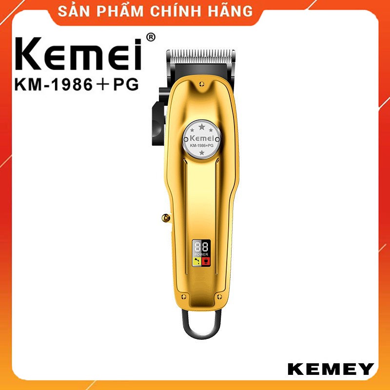 Tông Đơ Cắt Tóc Kemei 1986 PG Cao Cấp Chuyên Nghiệp - Đã Mài Chuốt Lưỡi - Bảo Hành 12 Tháng - Lỗi 1 Đổi 1