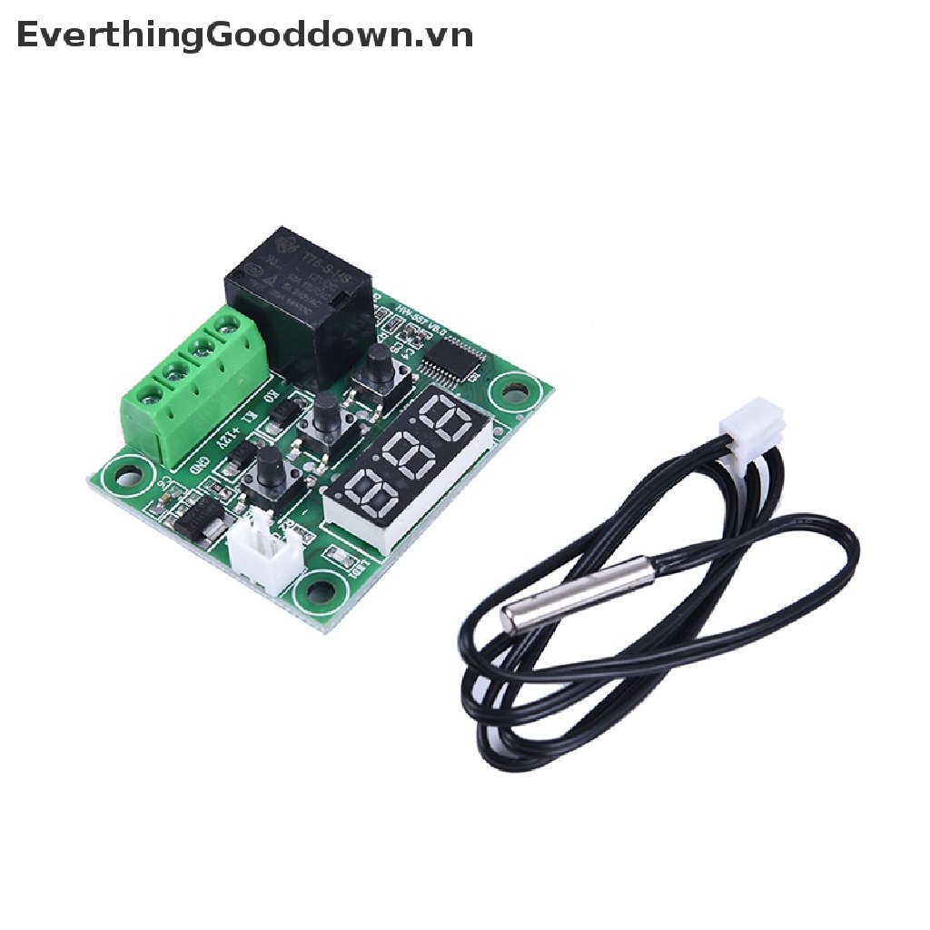Mô-đun công tắc điều khiển nhiệt độ làm mát W1209 LED DC 12V