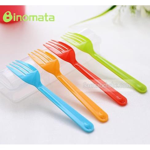 NĨA NHỰA INOMATA⚡𝗙𝗥𝗘𝗘 𝗦𝗛𝗜𝗣 ⚡Thiết kế vừa với miệng của các bé còn nhỏ, đang trong quá trình tập ăn