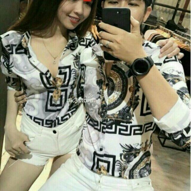 Áo cặp sơ mi lụa hàng về