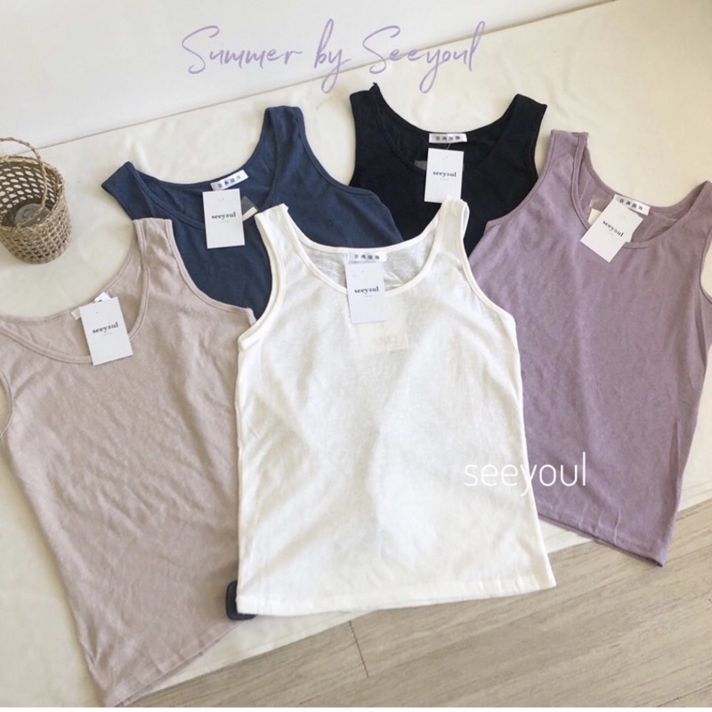 Áo Tanktop giấy chất mát Freesize