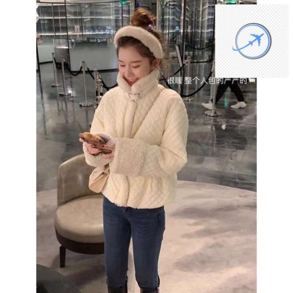 Áo phao trám trần pha lông cừu