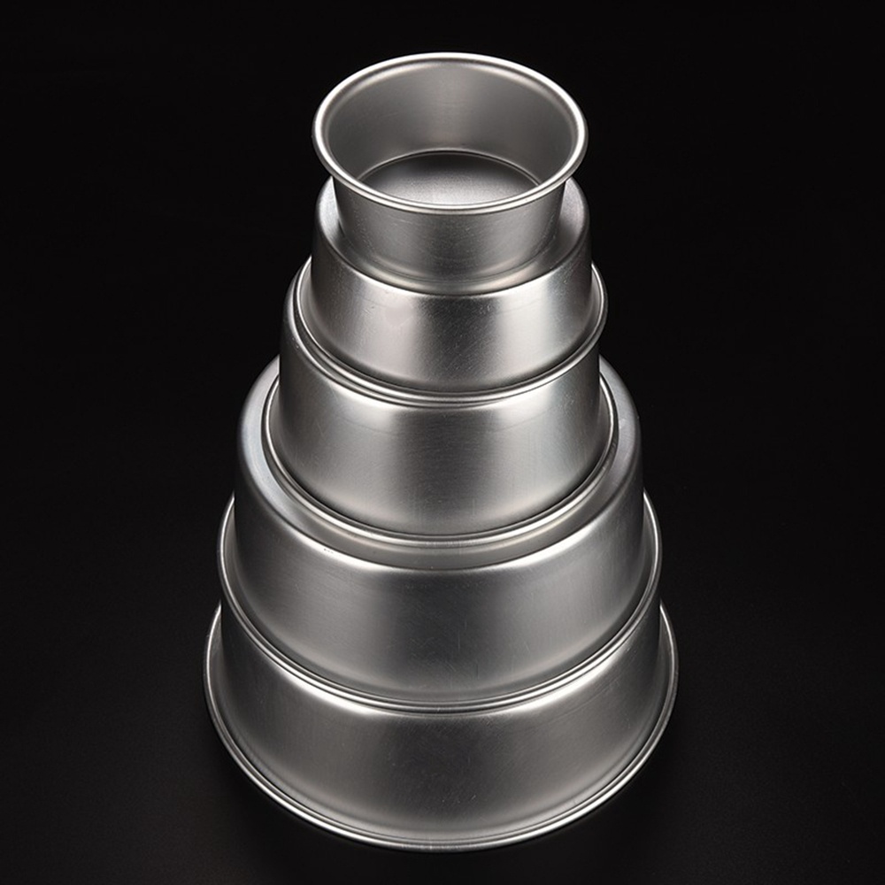 YIYU Khuôn Làm Bánh Hình Tròn Nhiều Kích Thước Không Độc Hại An Toàn Tiện Dụng Cho Nhà Bếp / Tiệc Cưới / Sinh Nhật