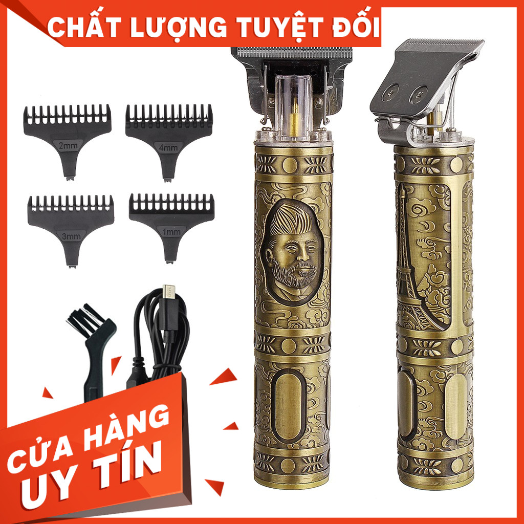 Sẵn hàng-Tông đơ cắt tóc bấm viền cao cấp 700b pin 120mah sử dụng 300phút