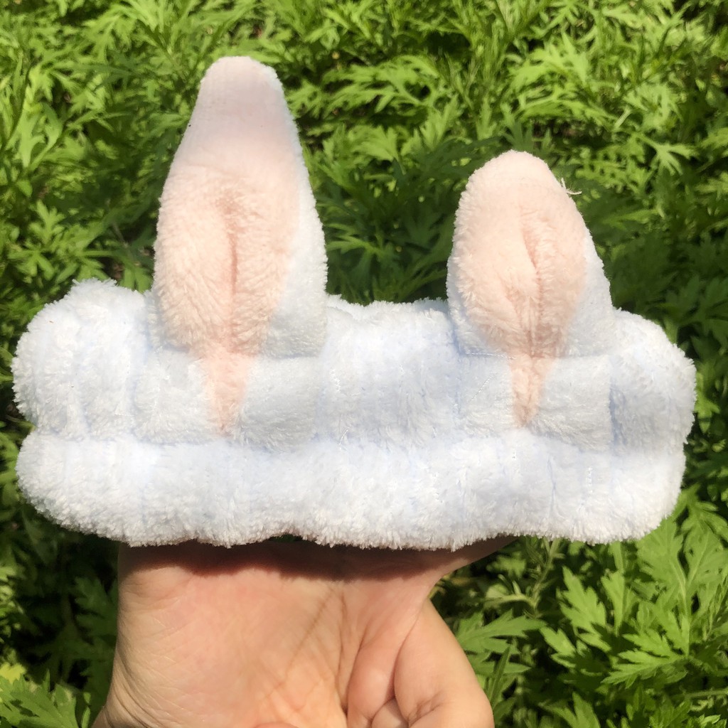 Băng đô rửa mặt tai thỏ Unicharm