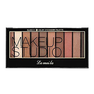 Bảng phấn mắt 10 ô lì và nhũ Makeup Studio Lameila fullsize